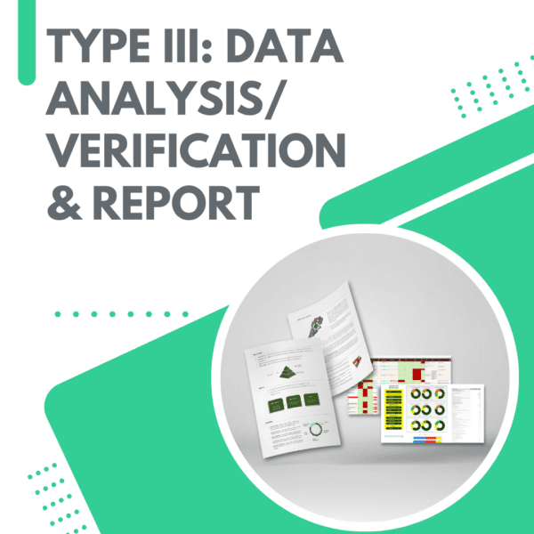 Type III: Data Analysis/Verification & Report‎